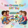 Ice Cream Car DIY Toy – 4 Pcs Set