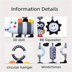 Montessori Baby Black & White Stroller Toy