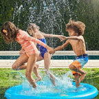 KiddieWink™  Inflatable Splash Sprinkler Mat (100cm) For Kids