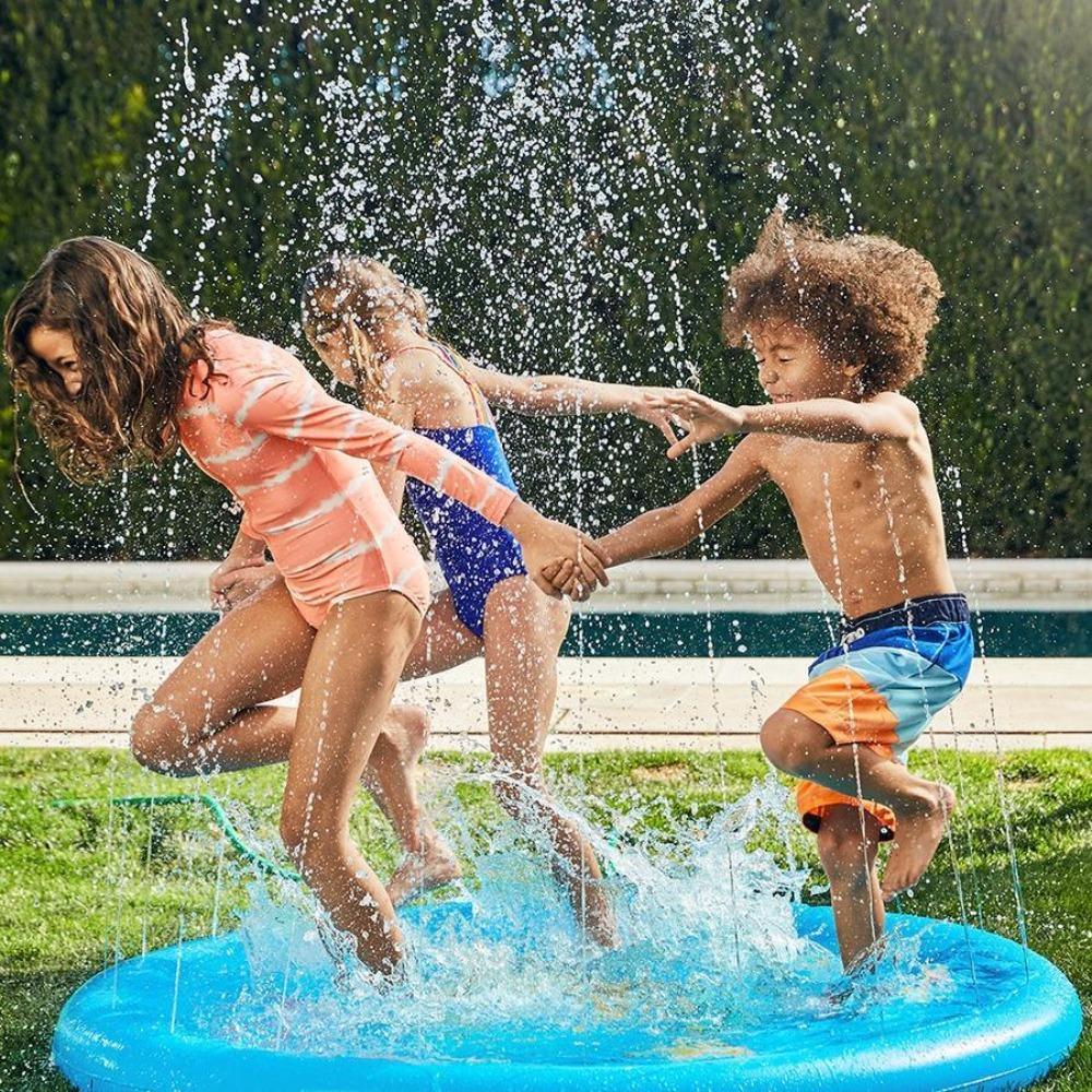 KiddieWink™  Inflatable Splash Sprinkler Mat (100cm) For Kids