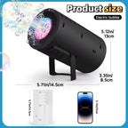 Lighting Fireworks Bubble Machine With Stand
