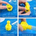 KiddieWink™  Inflatable Splash Sprinkler Mat (100cm) For Kids