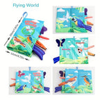 3D Animal Tail Cloth Book For Kids