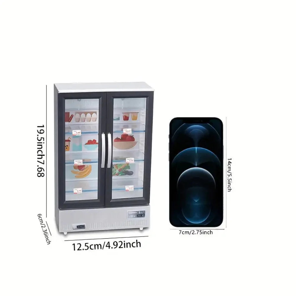 Mini Dollhouse Fridge – Realistic & Cute