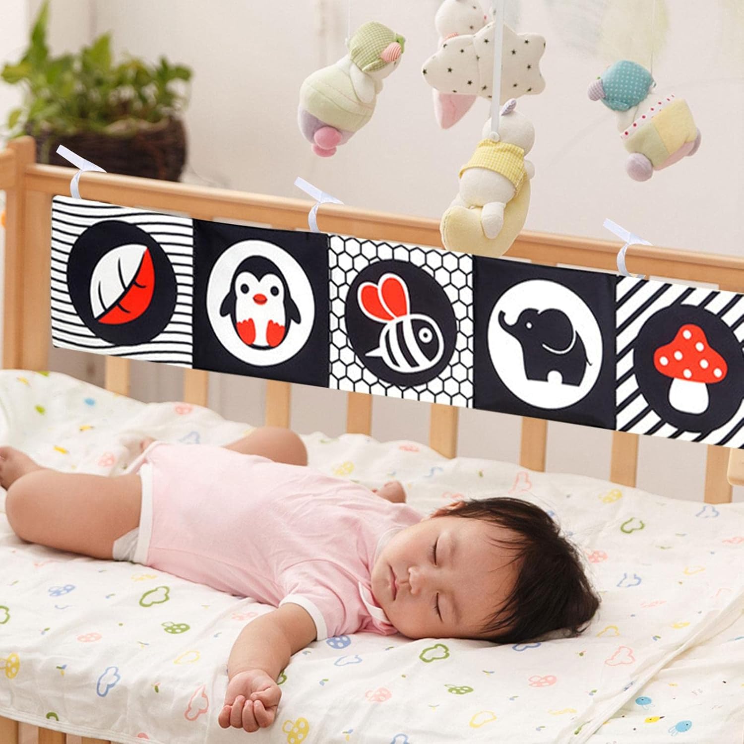 Cute Panda Sensory Soft Cloth Book For Babies