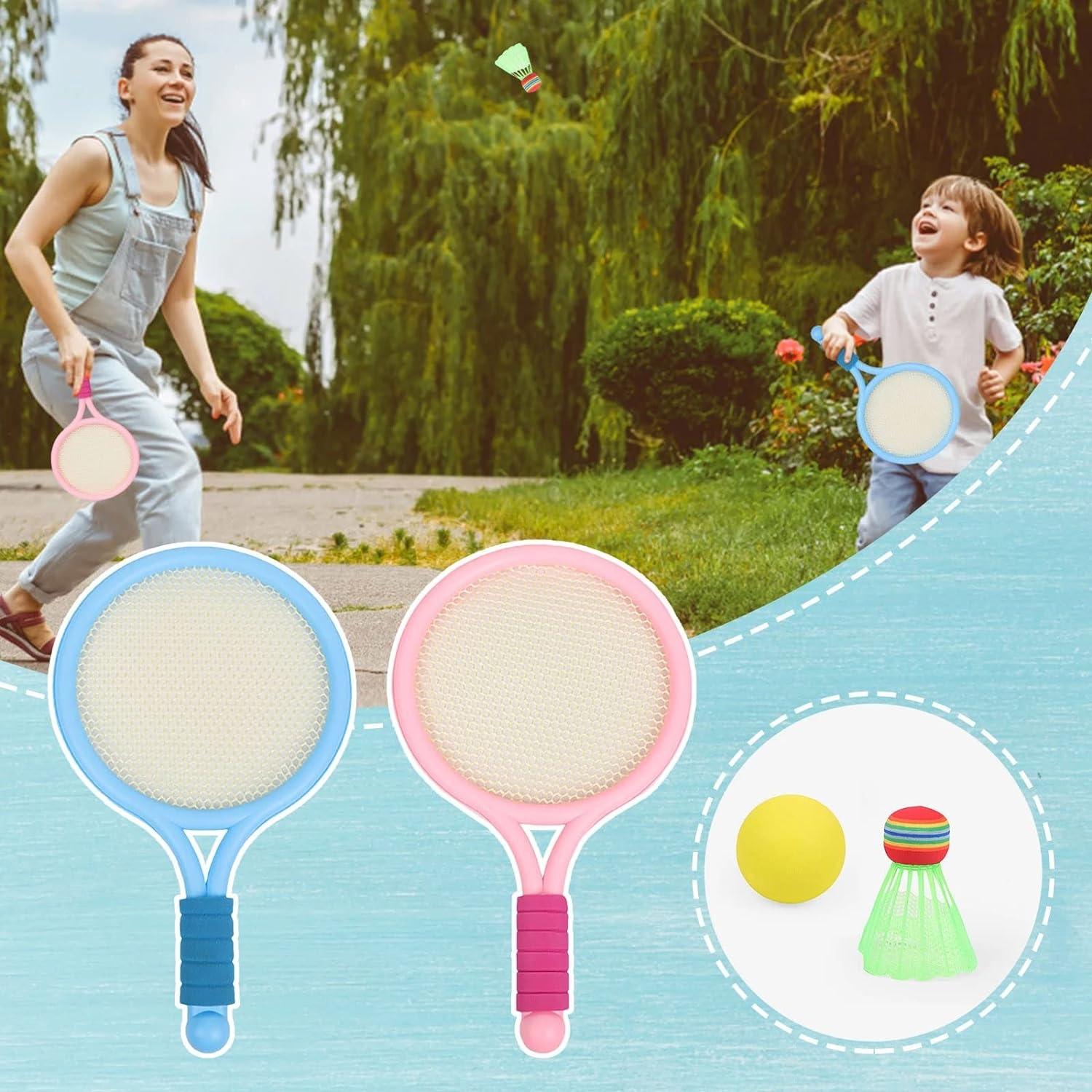 Soft Tennis Badminton Set ( 2 Rackets )