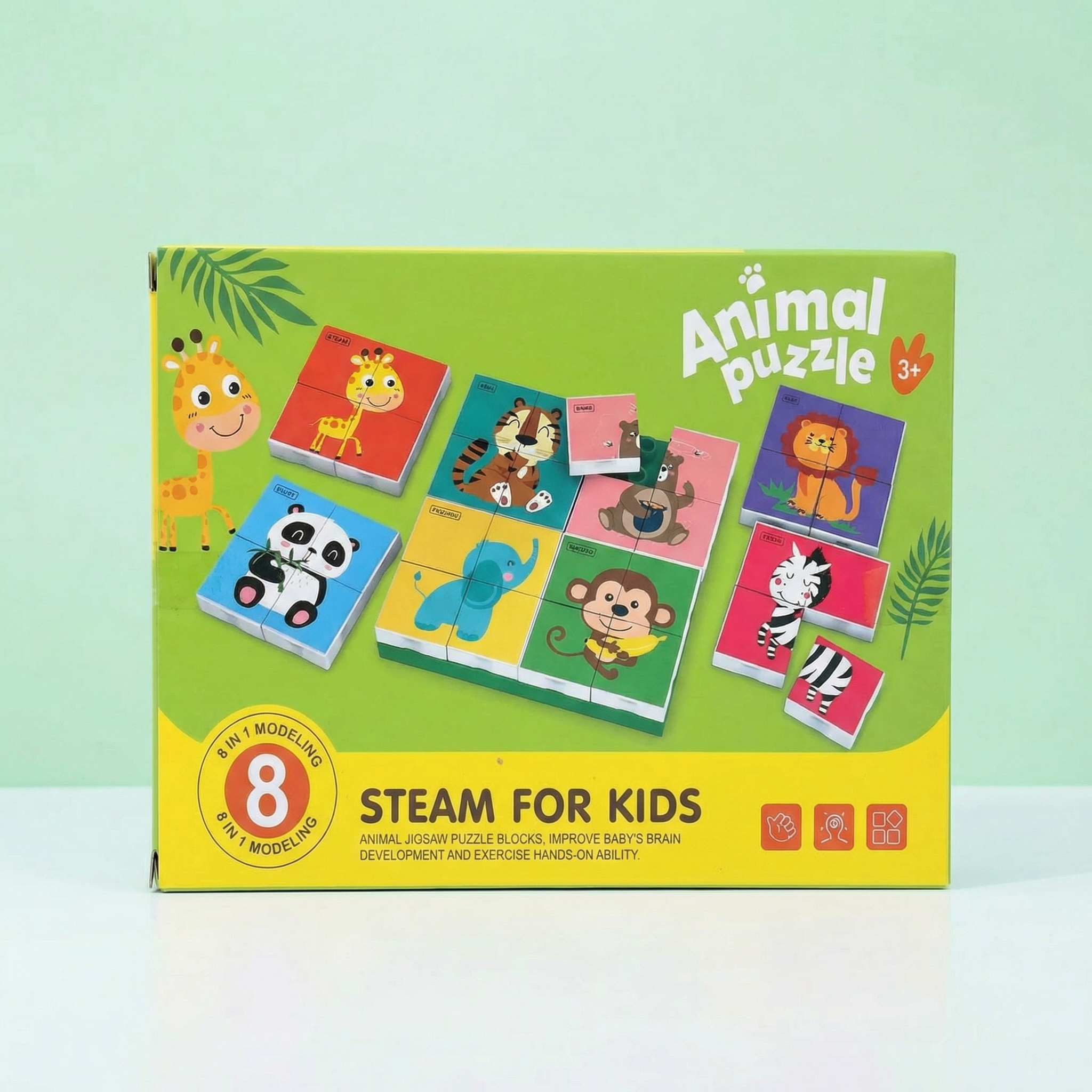 Steam Mosaic Activity Puzzles For Kids