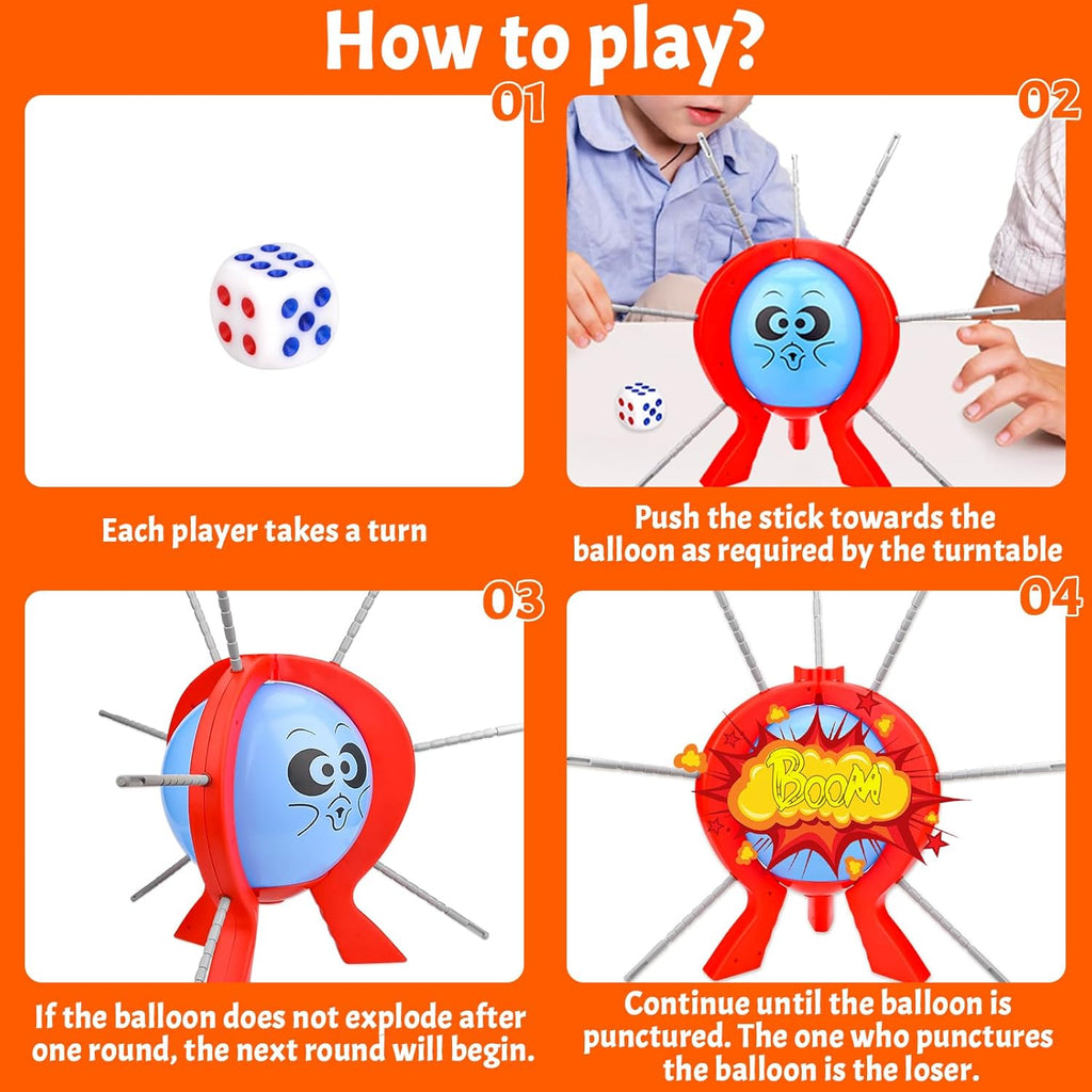 Balloon Burst Strategy Board Game