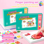 Kids Finger Painting Doodle Coloring Book