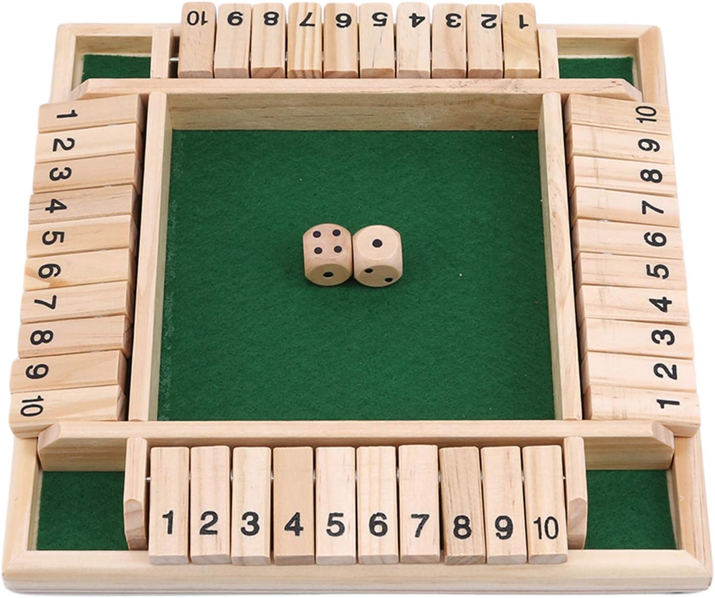 Interactive Wooden Dice Board Game For Kids