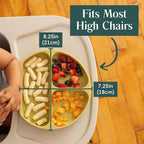 Silicone Suction Plate with Matching Utensils