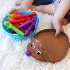 Montessori Hedgehog Colors & Numbers Sorter Toy