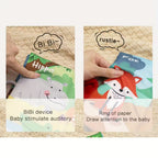 3D Animal Tail Cloth Book For Kids