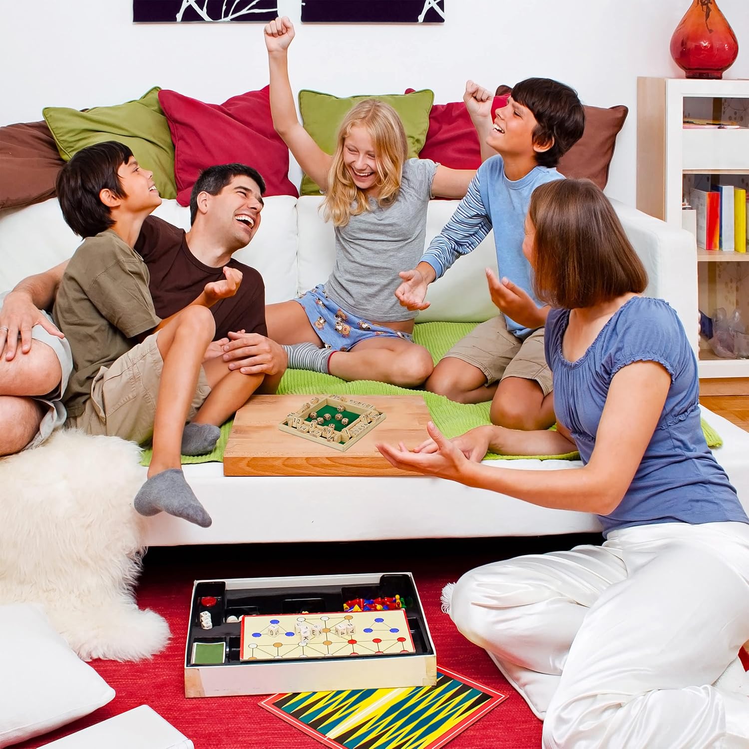 Interactive Wooden Dice Board Game For Kids