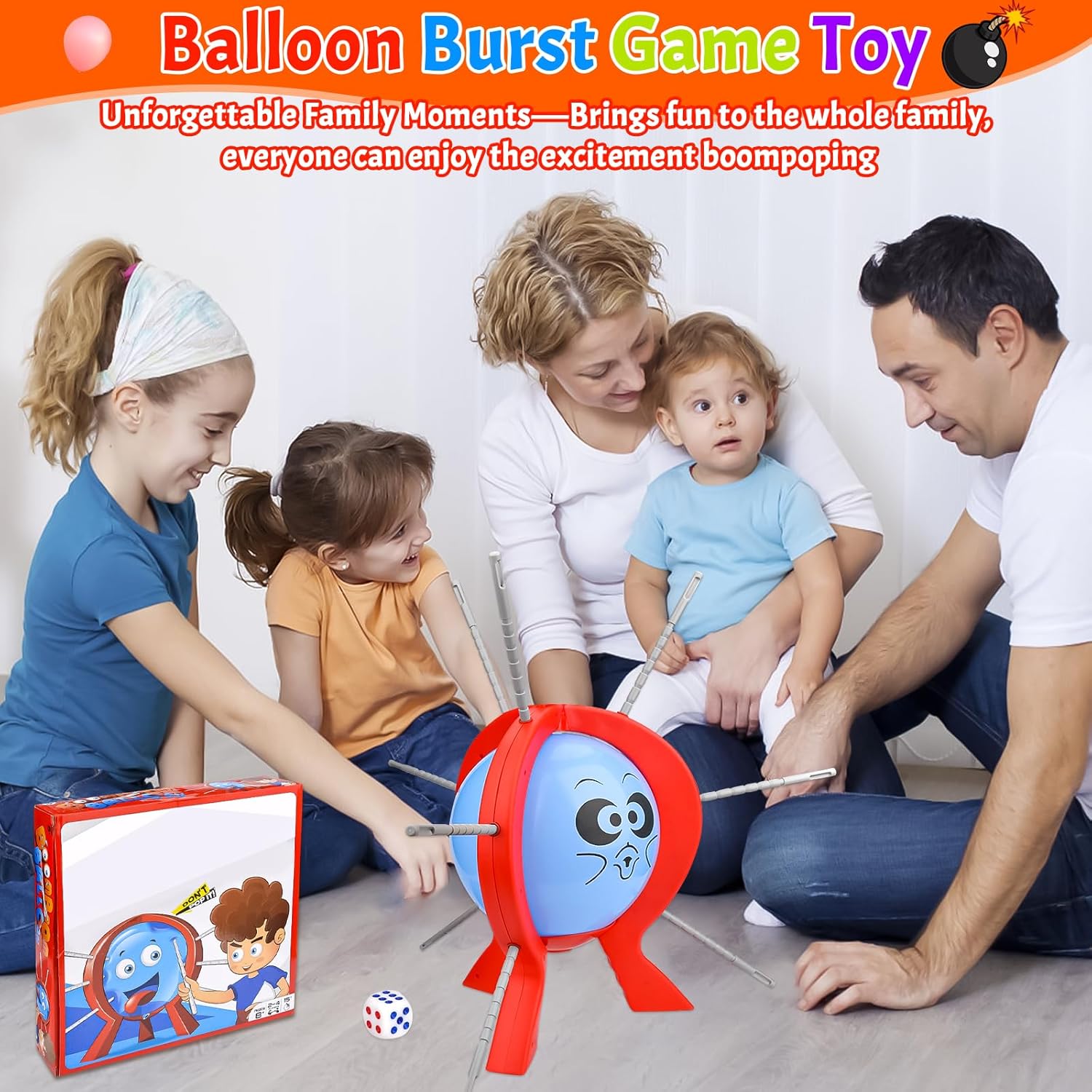 Balloon Burst Strategy Board Game