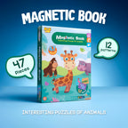 Magnetic Puzzle Book Safari Animals
