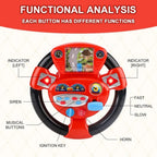 Musical Steering Wheel For Kids