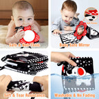 Cute Panda Sensory Soft Cloth Book For Babies
