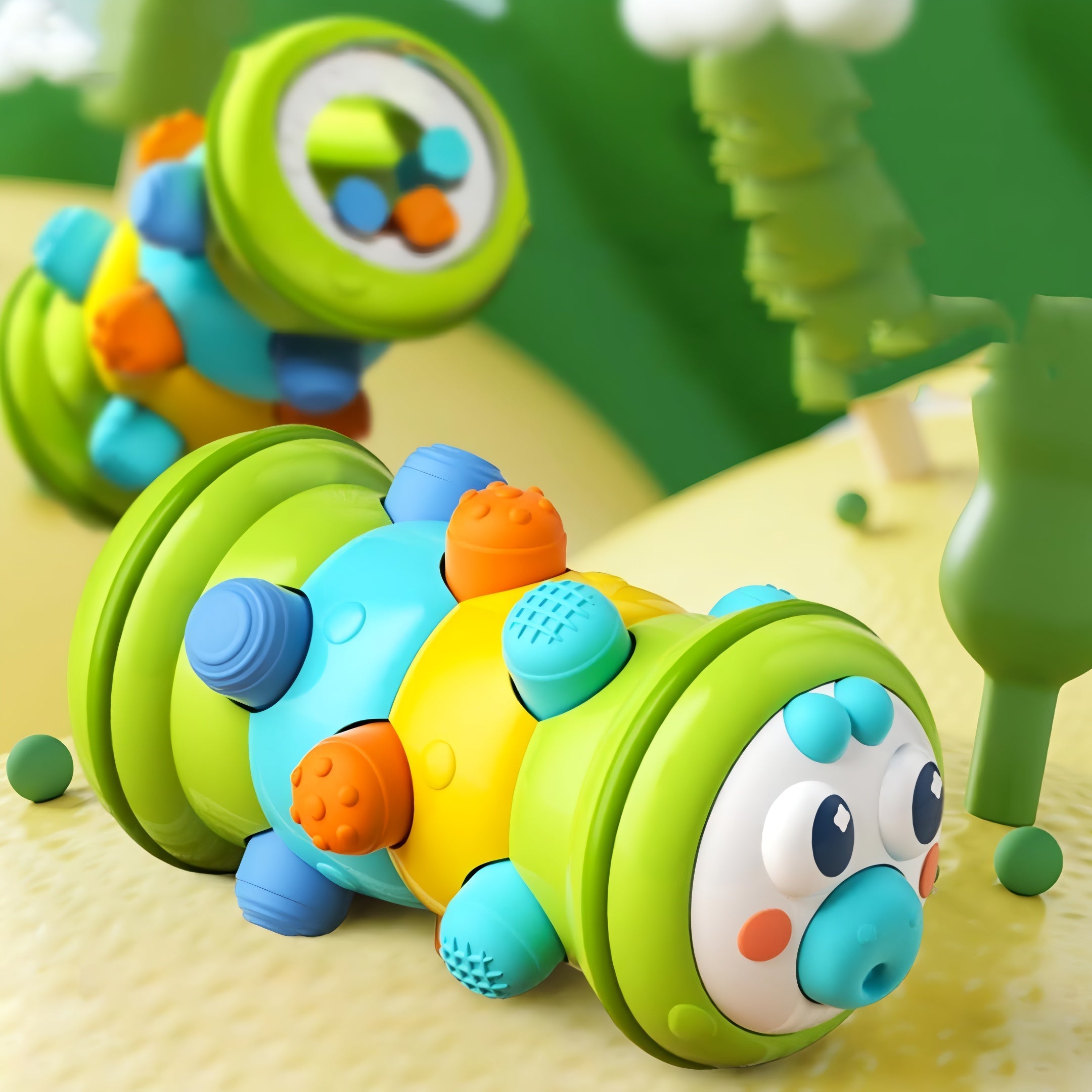 Sensory Roller Caterpillar Toy for Toddlers