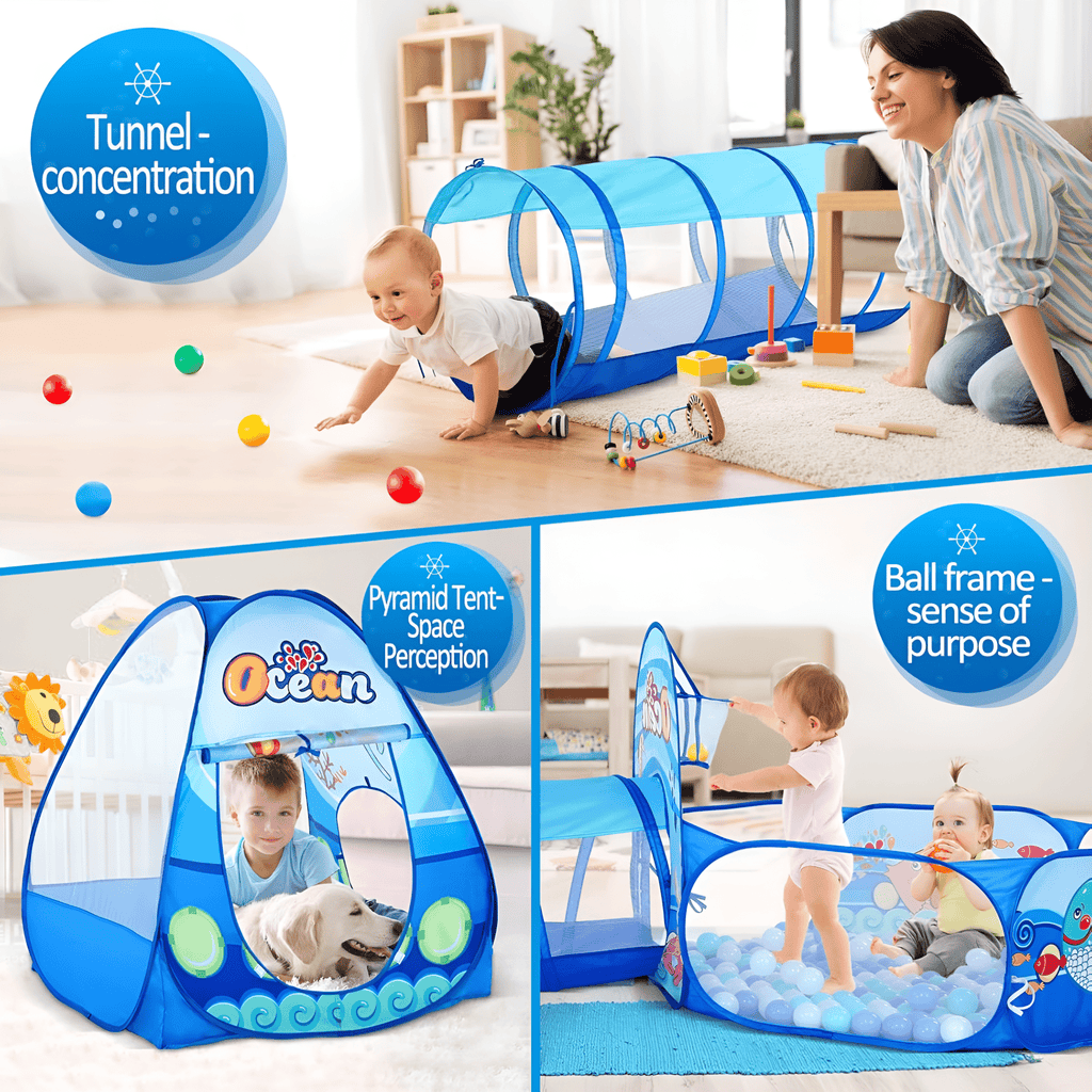 Ball Pool Tent & Tunnel House For Kids