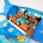 360° Rotating Gear Airplane & Music Telephone Car For Kids