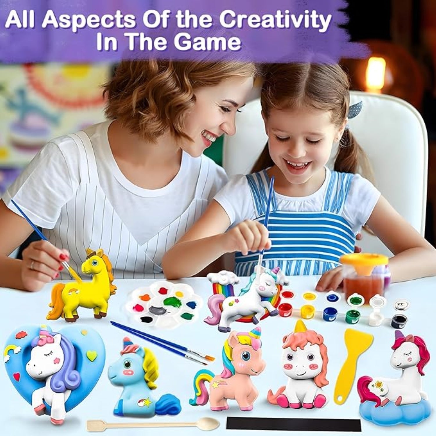 DIY Unicorn Mould & Paint Toy For Kids