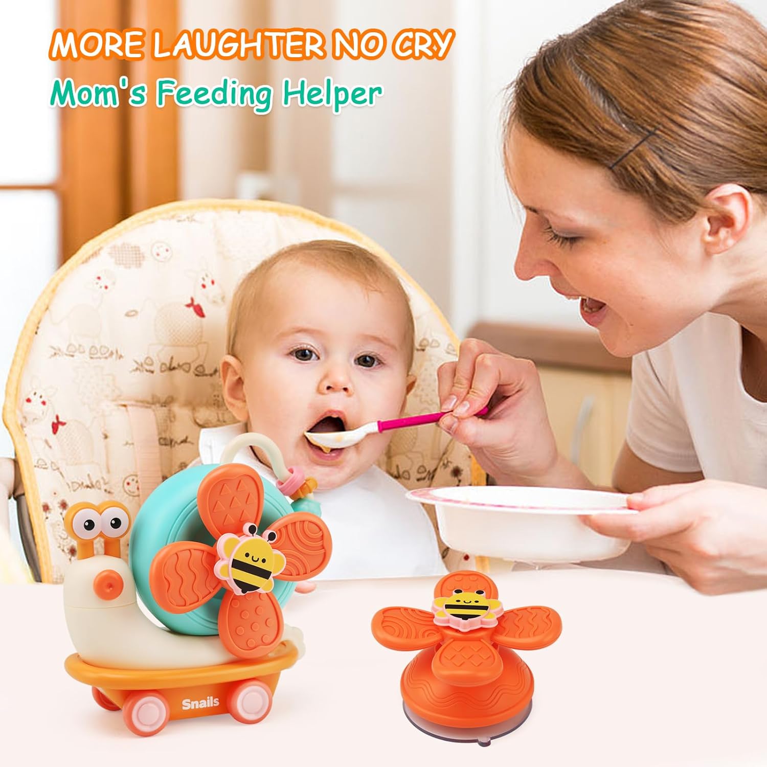 6 IN 1 Windmill Snail Spinner Sensory Toy
