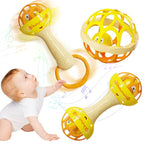 Cute Shape Baby Soft Silicon Teether (Pack Of 3)