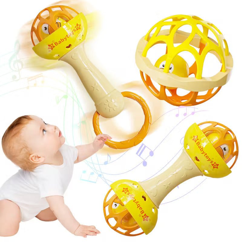 Cute Shape Baby Soft Silicon Teether (Pack Of 3)