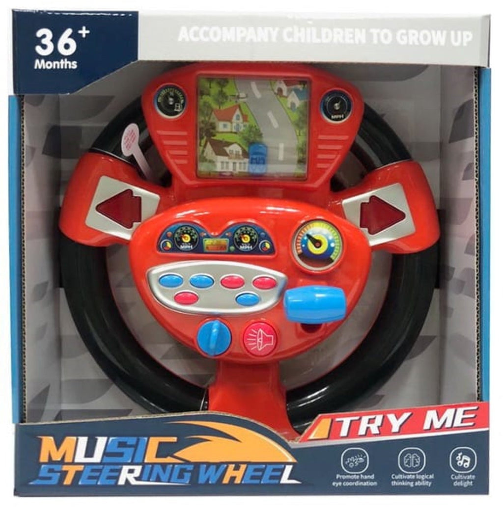 Musical Steering Wheel For Kids