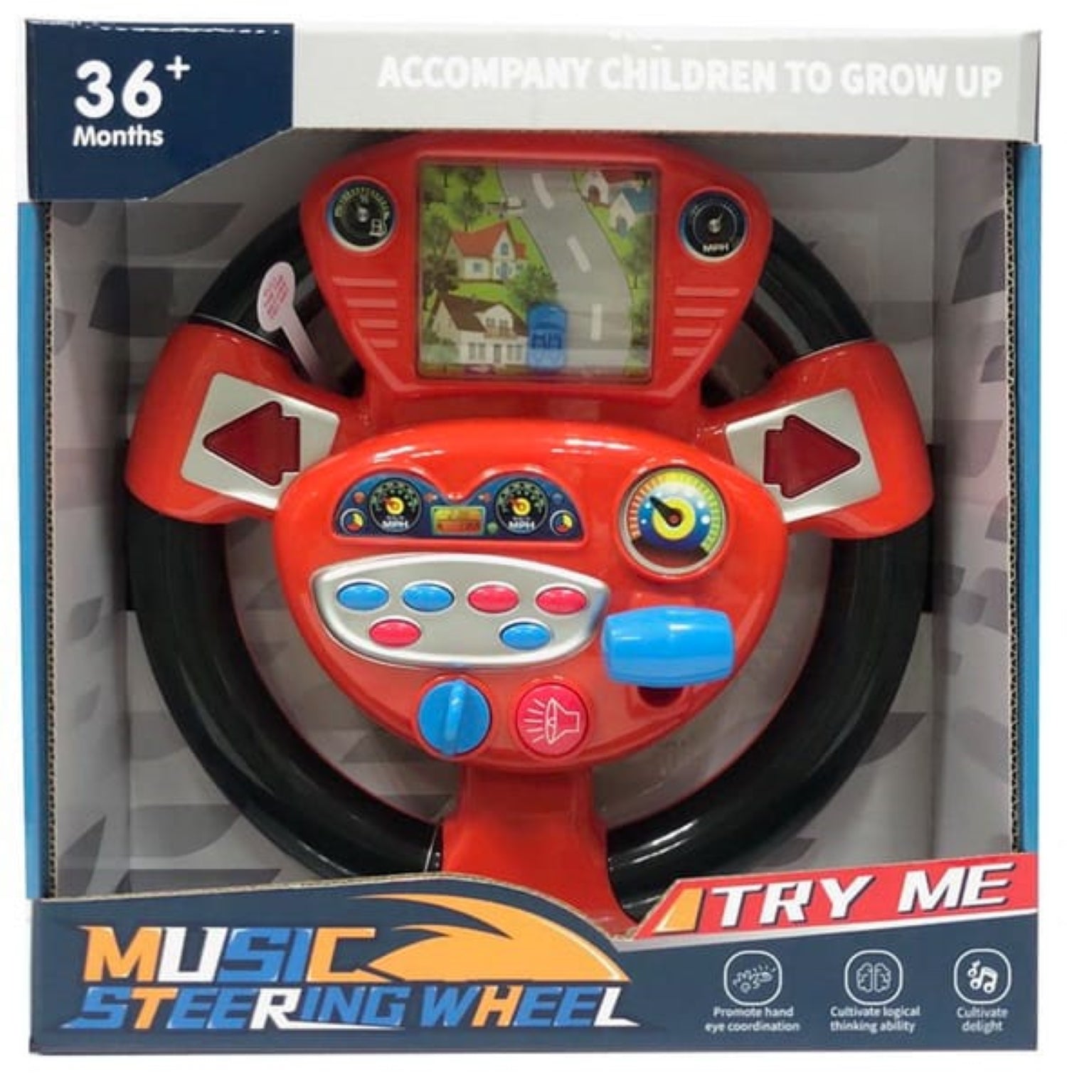 Musical Steering Wheel For Kids