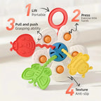 Floral Sensory Pull String Toy