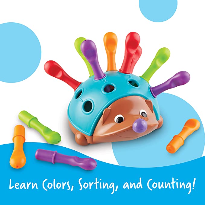 Montessori Hedgehog Colors & Numbers Sorter Toy