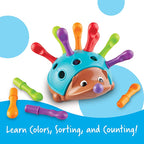 Montessori Hedgehog Colors & Numbers Sorter Toy