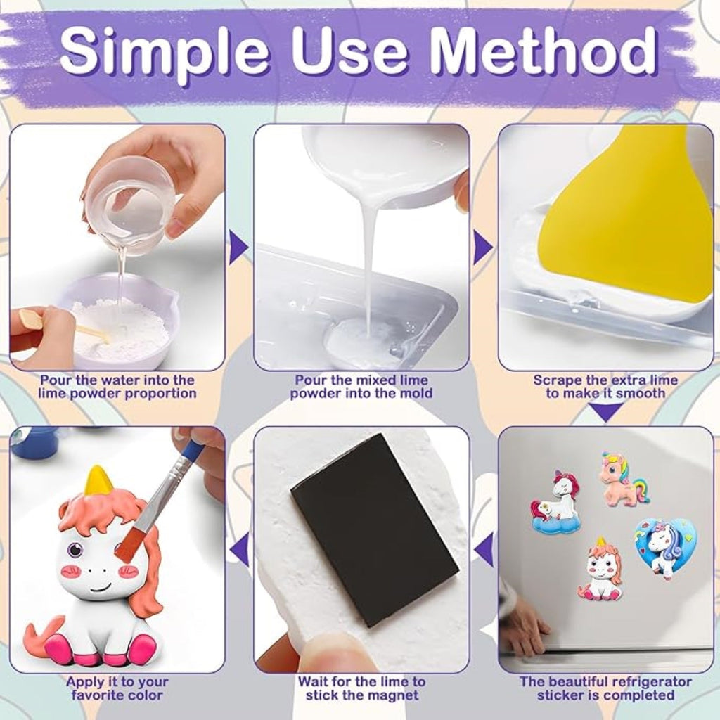 DIY Unicorn Mould & Paint Toy For Kids