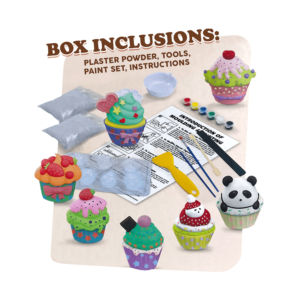 Mould & Paint Set – Dessert DIY Plaster Toys Kids