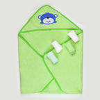 Ultra Soft Hooded Bath Towel Set For Toddlers