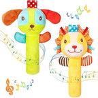 Baby Plush Rattles for Newborns & Toddlers