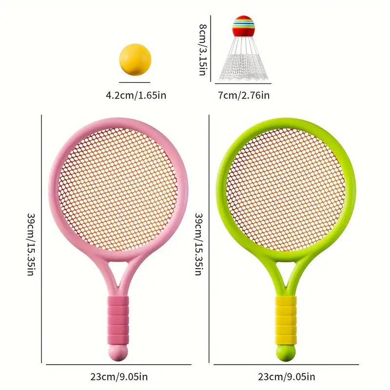 Soft Tennis Badminton Set ( 2 Rackets )
