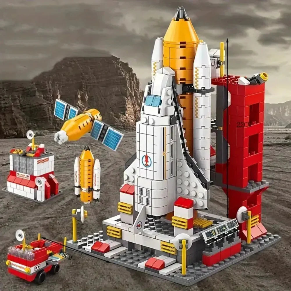 Ultimate Space Shuttle Building Block Set – (682 Pcs)