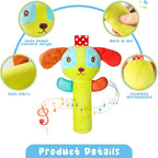 Baby Plush Rattles for Newborns & Toddlers