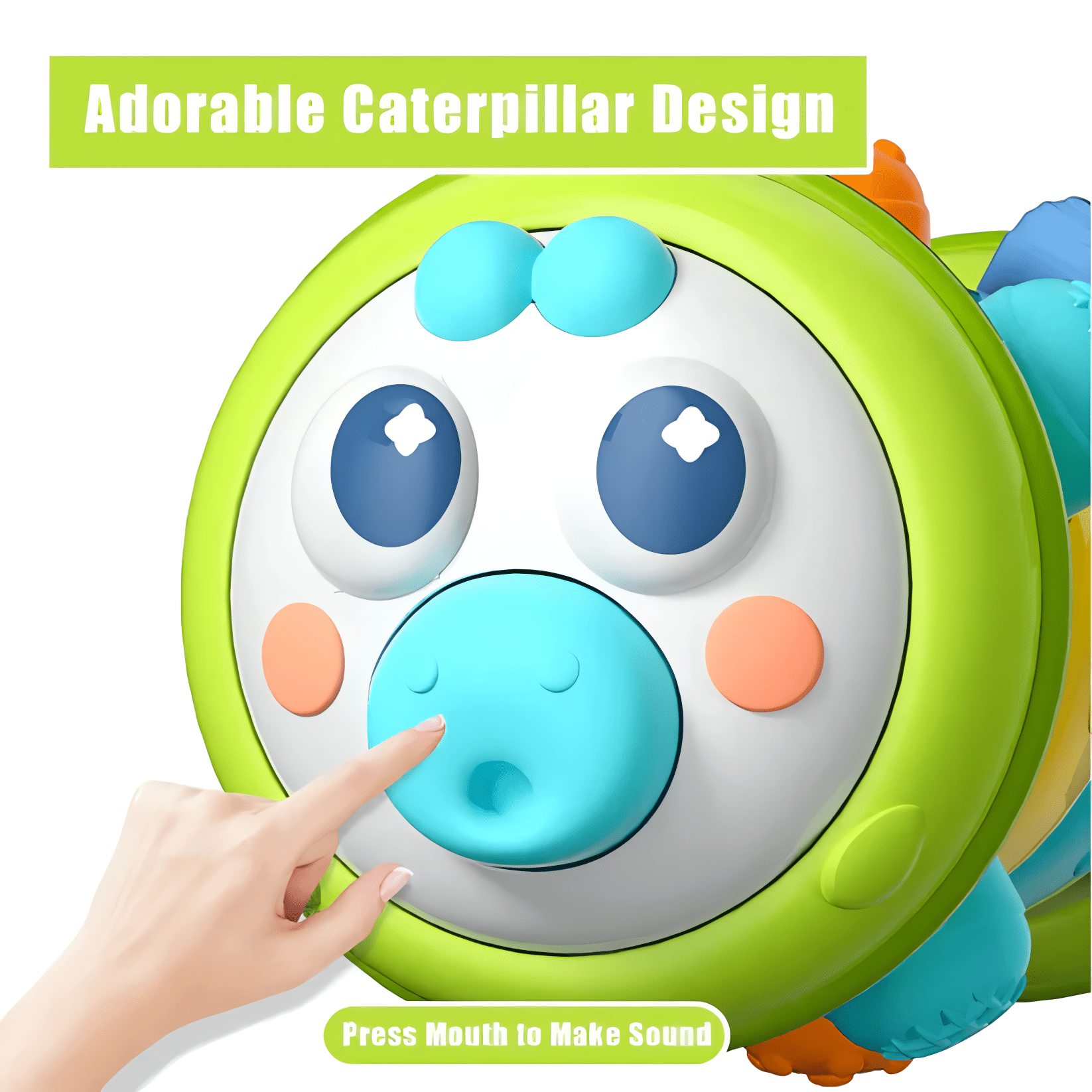 Sensory Roller Caterpillar Toy for Toddlers