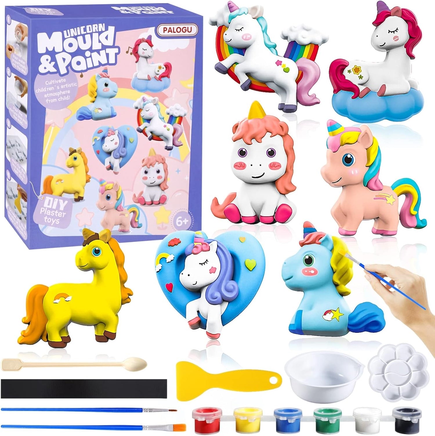 DIY Unicorn Mould & Paint Toy For Kids