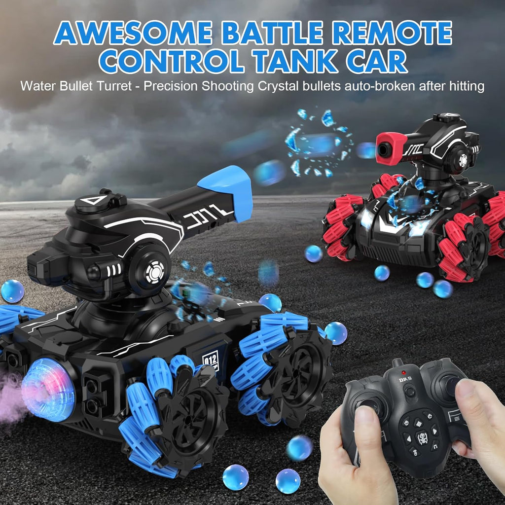 360° Rotating RC Spray Water Bomb Tank For Kids