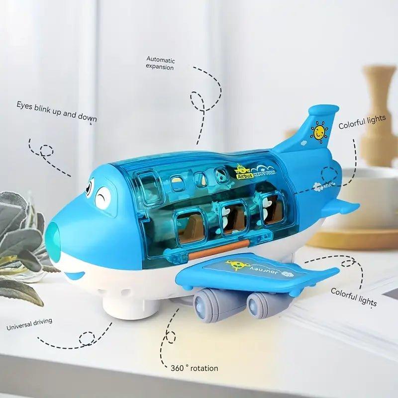 Lightning & Musical 360 Rotating Gear Airplane