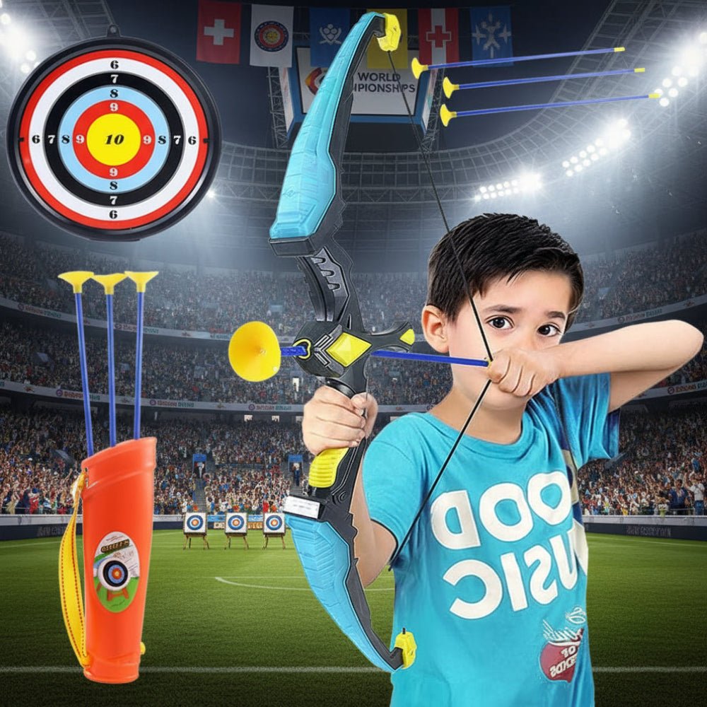 LED Bow & Arrow Set for Kids
