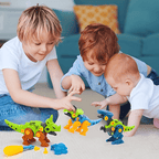 DIY Building Colorfull Dinosaur Toy For Kids