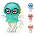 Dancing Jellyfish Toy with Light-Up Musical Features, 360° Rotating Tentacles, Bump and Go, Interactive Kids Toy, Random Colour