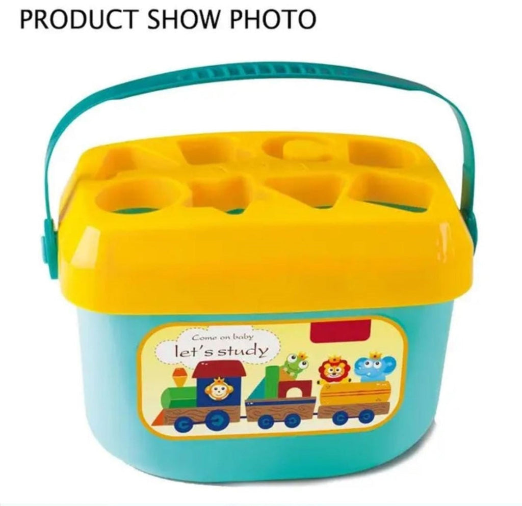 Huanger Babys First Alphabet Block Shape Sorting Blocks