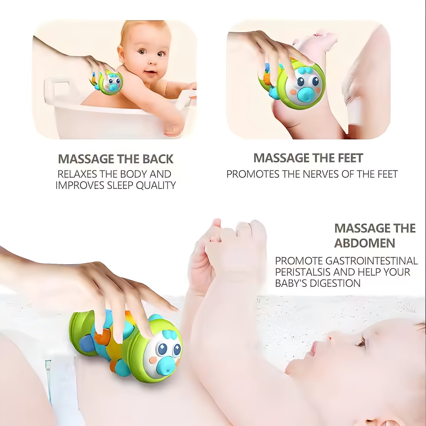 Sensory Roller Caterpillar Toy for Toddlers